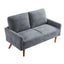 Loveseat Sofa, European Style With Sleek Design, Modern & Vintage Flair, Upholstered 2 Seater Couch
