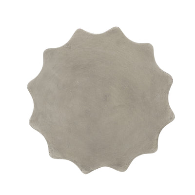 Modern Canis Side Table Outdoor Use - Gray