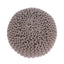 Moro - Knitted Round Pouf With Pumpkin Shape
