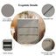 Double Sinks Bathroom Vanity Set With 2 Ceramic Basins