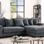 Luxe - Oversized 2 Piece Sectional Couches For Living Room, L Shaped Sofa With Chaise