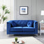 Stylish Sloped Arm Loveseat