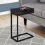 Accent Table, C - Shaped Contemporary & Modern Elegant Design