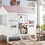 Spring - Full Bed - White / Pink