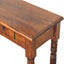 Turned Legs Drawer Console Table