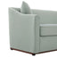 3 Seater Sofa With Wrap Around Armrests And Throw Pillows
