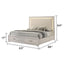 Colorado - Bed With Upholstered LED Headboard