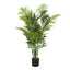 47" Tall, Artificial Plant, Areca Palm Tree, Indoor, Faux, Fake, Floor, Greenery, Potted, Real Touch, Decorative - Green / Black
