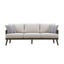 Genova - Patio Sofa With Two Accent Pillows - Gray