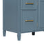 Bathroom Vanity With Sink, 1 Tip Out Drawer, 3 Side Drawers, Adjustable Shelf