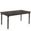 Claudia II - Weathered Dining Table - Gray