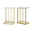 Modern Glam C - Shape End Table