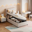 Upholstered Platform Bed With A Hydraulic Storage System