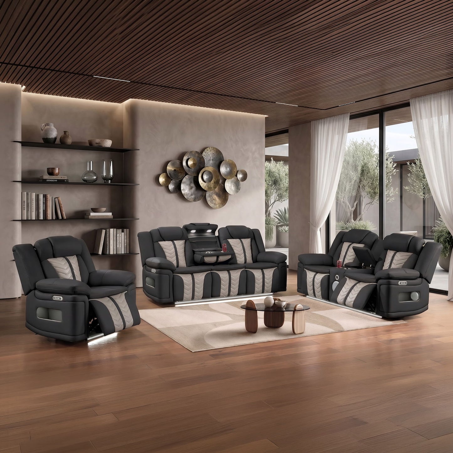 Cruiser - Power Reclining Set With LED Lighting