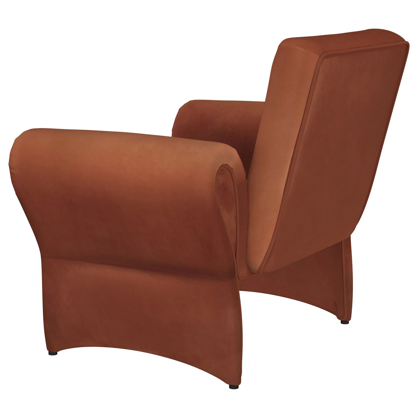 Whitney - Accent Armchair - Rusty Orange