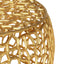 Modern Glam Mesh Coffee Table With Accents And - Gold