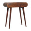 Mini Round Fold Vanity - Chestnut