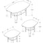 Table Set: Coffee, End, Side, Accent, Living Room, Transitional (Set of 3) - Oak