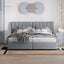 Upholstered Platform Bed With A Hydraulic Storage System