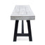 Tranquilizer - Outdoor Acacia Wood Bench With Slat Panel Design