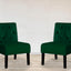 Reese - Living Room Armless Button Tufted Pattern Accent Chair (Set of 2)