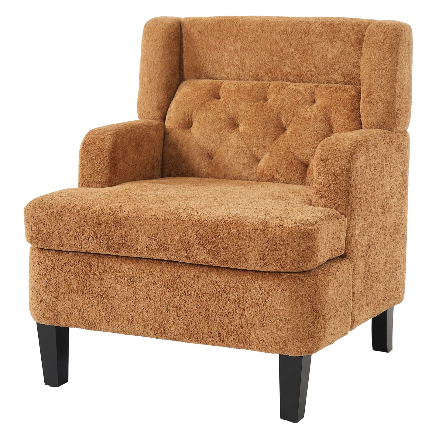 Modern Tufted Upholstered Accent Chair For Living Room