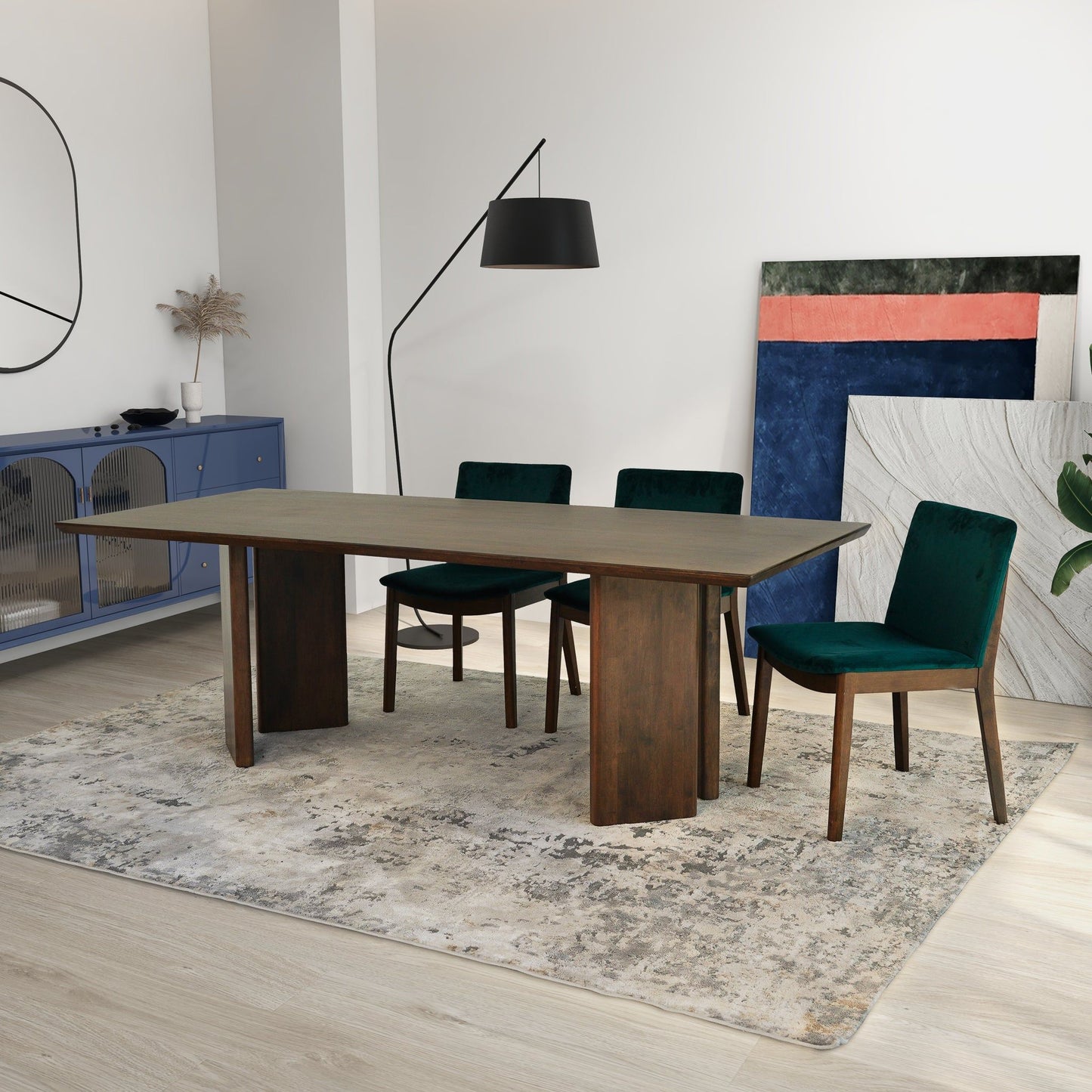 Paloma - Dining Table And 4 Side Chairs - Oak