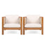 Outdoor Club Chair & Rope Arm And Cushions