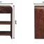 Aspen - Open Bedside Table - Dark Brown