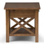 Kitchener - End Table - Medium Saddle Brown