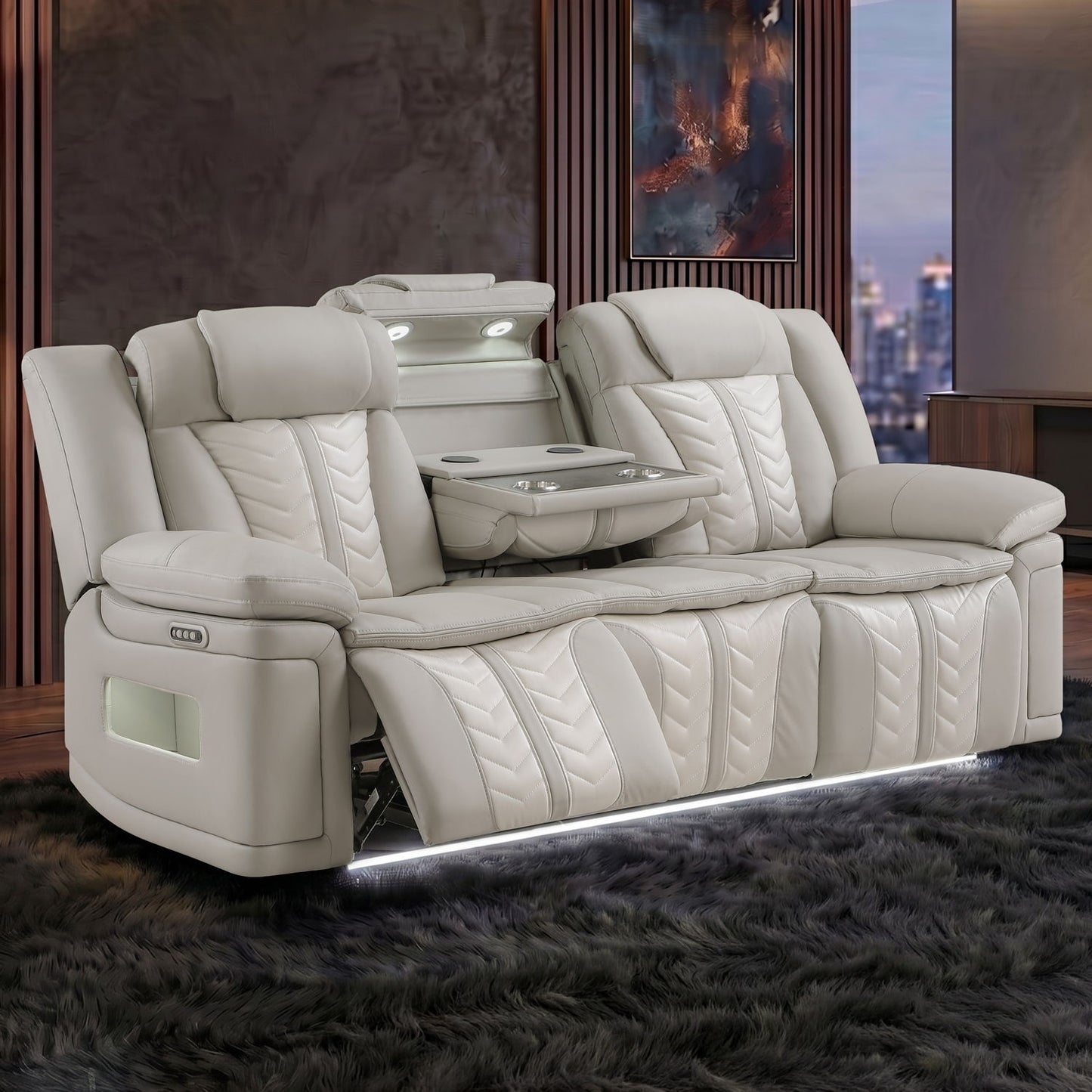 Cruiser - Power Reclining Set With LED Lighting