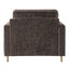 Accent Chair Upholstered Single Sofa With Square Arms, Sewn Pillow Back For Living Room
