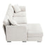 Modern Cloud Sectional Sofa L Shaped Luxury Couch Set With 2 Free Pillows 4 Seat With Oversized Chaise