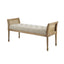 Accent Bench With Arm - Natural