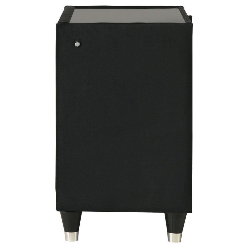 Mika - 2 Drawer LED Nightstand With USB