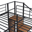 Bunk Bed With Lateral Storage Ladder And Wardrobe