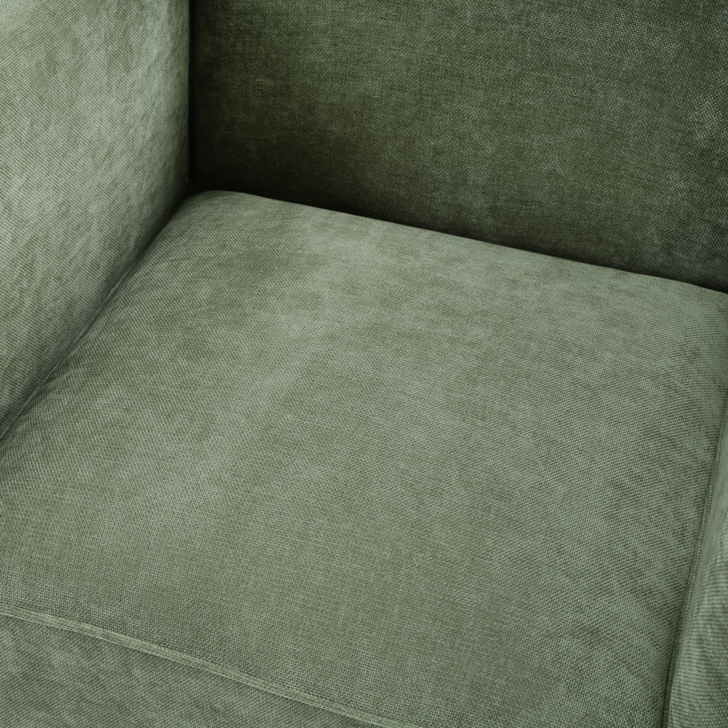 Barrel Accent Chair With Enclosed Arms
