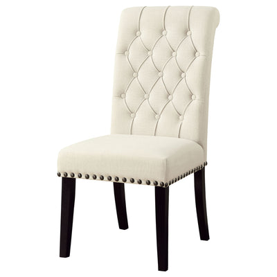 Button Tufted Side Chairs (Set of 2) - Beige