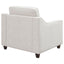 Mahaffey - Upholstered Sloped Track Arm Chair - Beige
