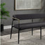 Jaramillo - Chenille Bench - Black