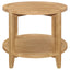 Isbell - Round Table With Storage Shelf