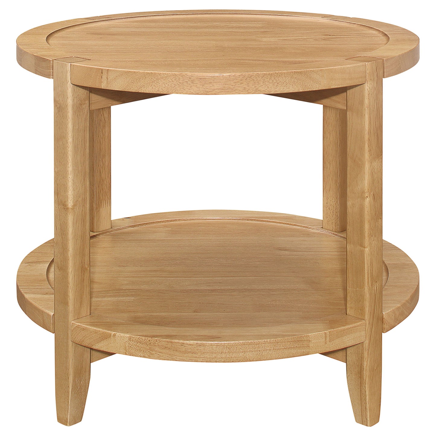 Isbell - Round Table With Storage Shelf