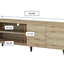 Amidon - TV Stand, With 2 Storage Shelves And 1 Cabinet