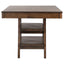 Ferrara - 2 Drawer Counter Height Table - Walnut