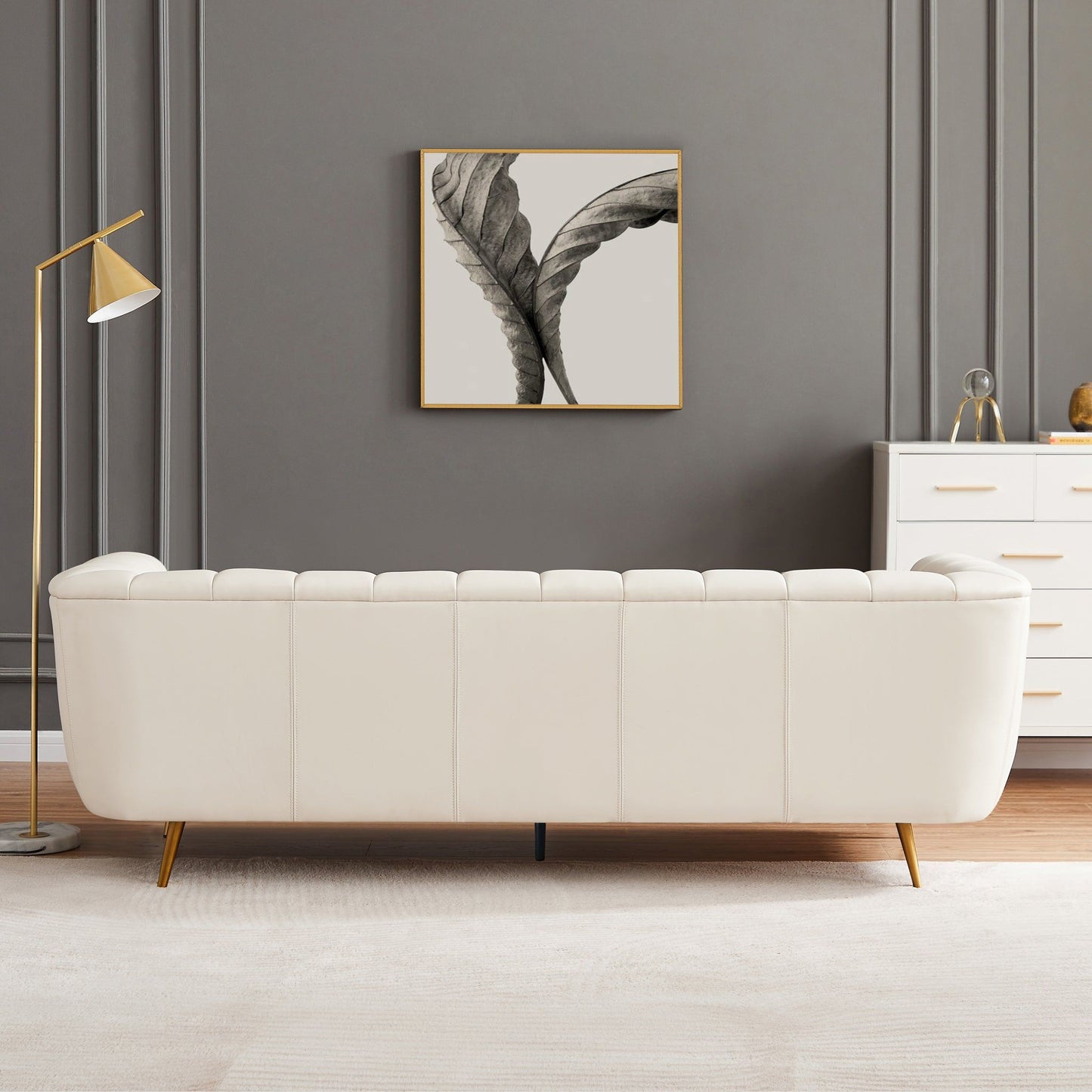 Lamattina - Genuine Italian Channel Tufted Sofa