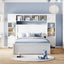 Bed With All In One Cabinet, Shelf And Sockets, Trundle