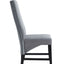 Kini - Corduroy Side Chair (Set of 2) - Black / Gray