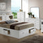Traditional Style Bookcase Storage Bed