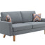 Bahamas - Minimalistic Sofa With 2 Throw Pillows