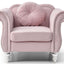Chic Transitional Flared Arm Chair